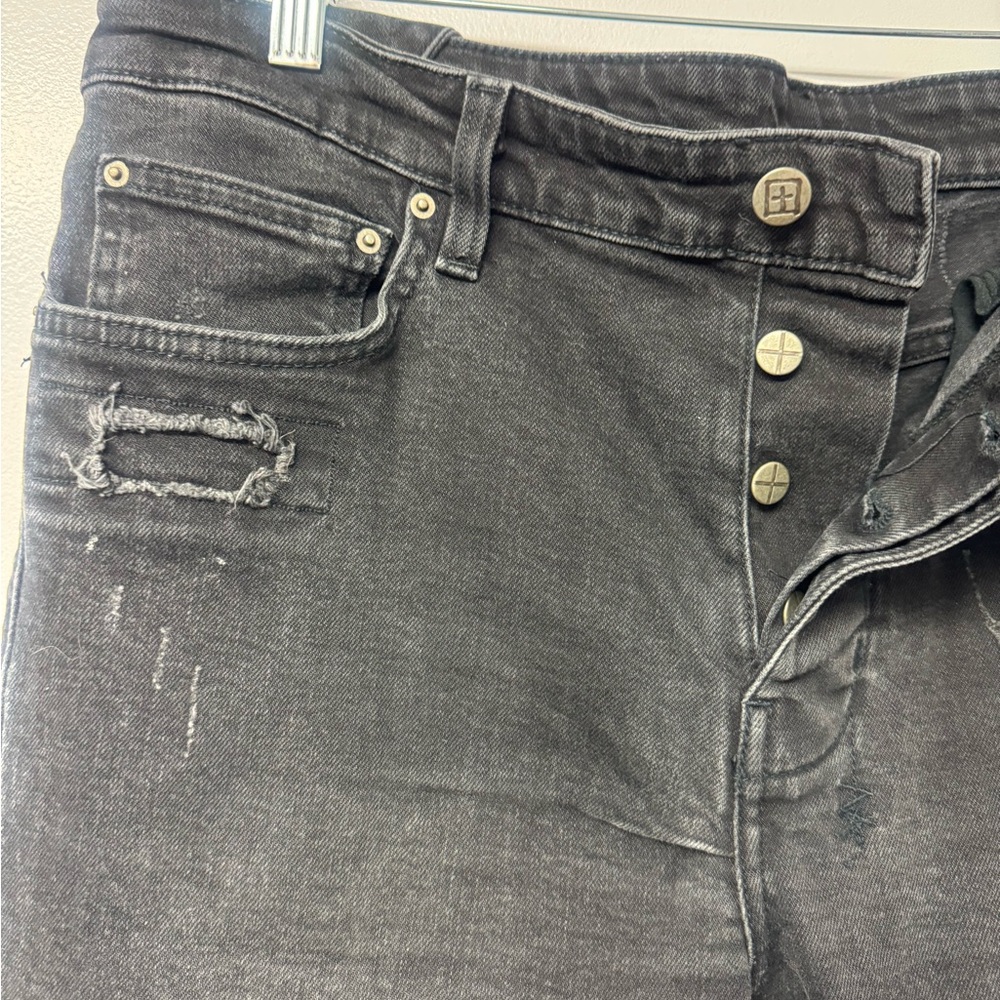 Ksubi Van Winkle Black Distressed Denim Skinny Jeans Men’s 36 Made in Turkey F - Picture 6 of 15